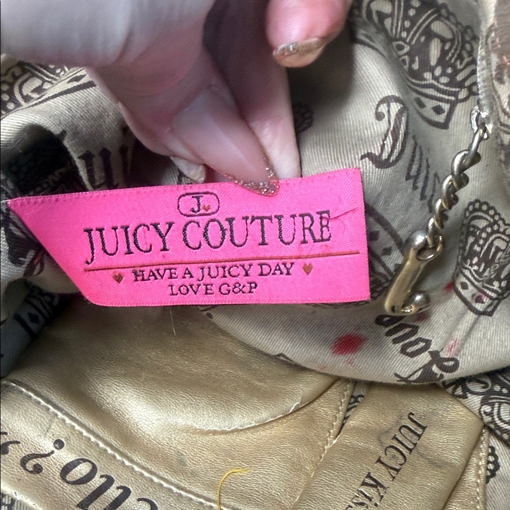 Vintage Juicy Couture PREP SCHOOL RIOT camo tote - Picture 16 of 16